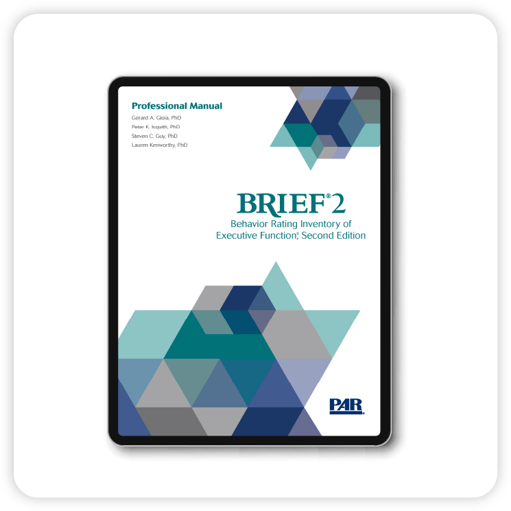 BRIEF2 Product Manual cover displayed on a tablet.